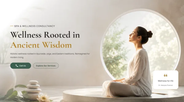 Hero image for PranamĀyur - Spa & Wellness Consultancy